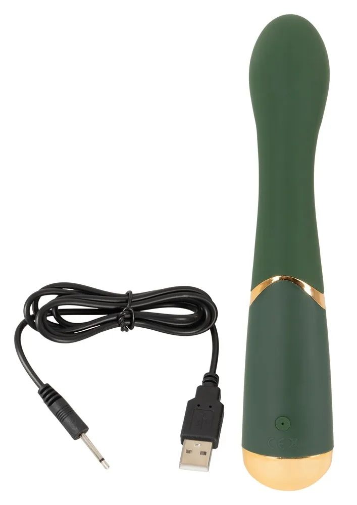 Зеленый стимулятор точки G Luxurious G-Spot Massager - 19,5 см. 3