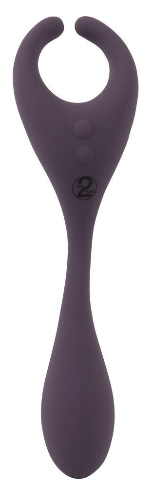 Фиолетовый универсальный вибратор Remote Controlled Couples Vibrator 2