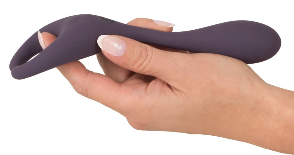 Фиолетовый универсальный вибратор Remote Controlled Couples Vibrator 3