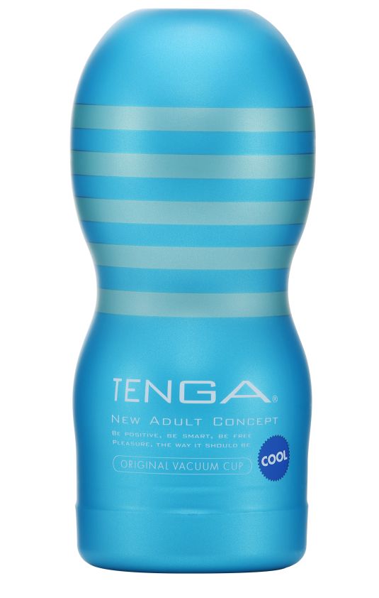 Мастурбатор с охлаждающей смазкой TENGA Original Vacuum Cup Cool 1
