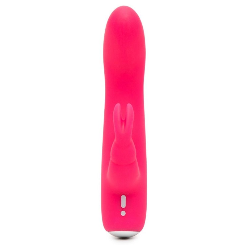 Розовый вибратор-кролик Rechargeable Mini Rabbit Vibrator - 15,2 см. 2