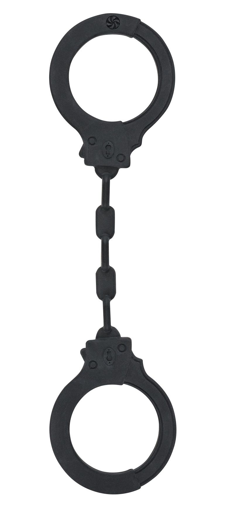 Черные силиконовые наручники Suppression 1