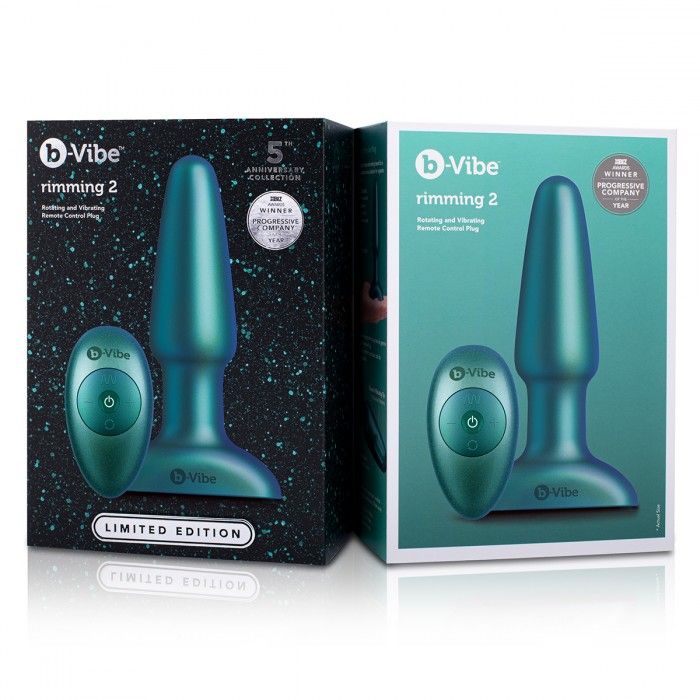 Изумрудная анальная вибропробка Rimming Plug 2 - 15 см. 5