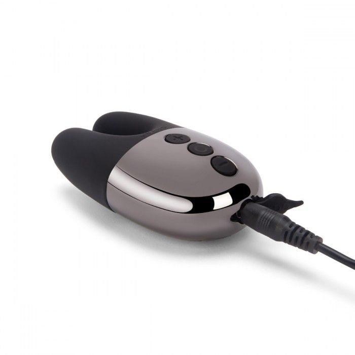 Черный вибратор с ушками Le Wand Double Vibe 3