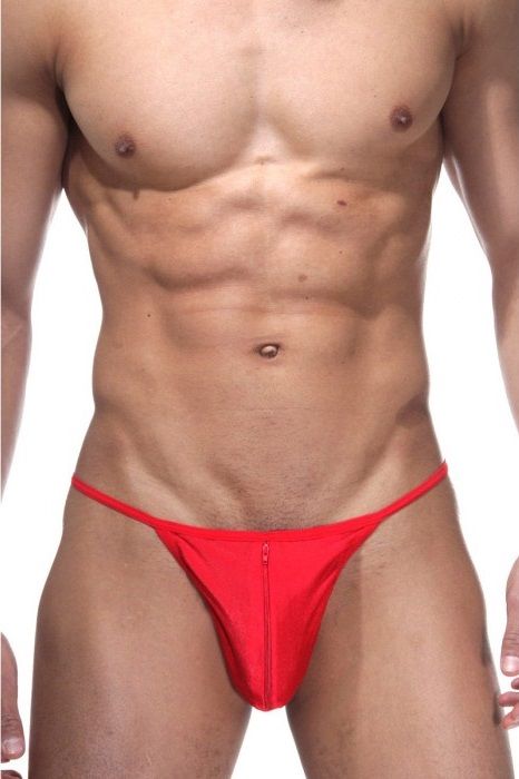 Мужские стринги с застежкой-молнией 1