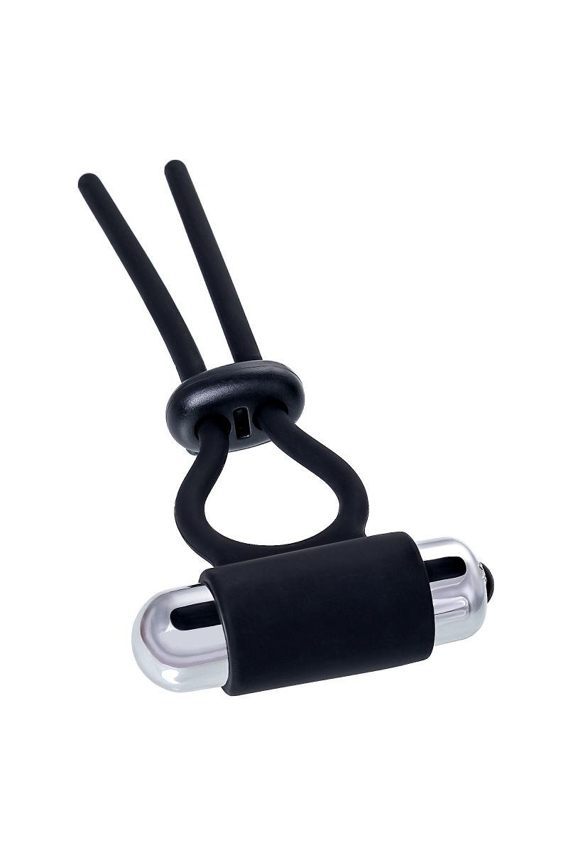 Черное эрекционное лассо на пенис Jat 3