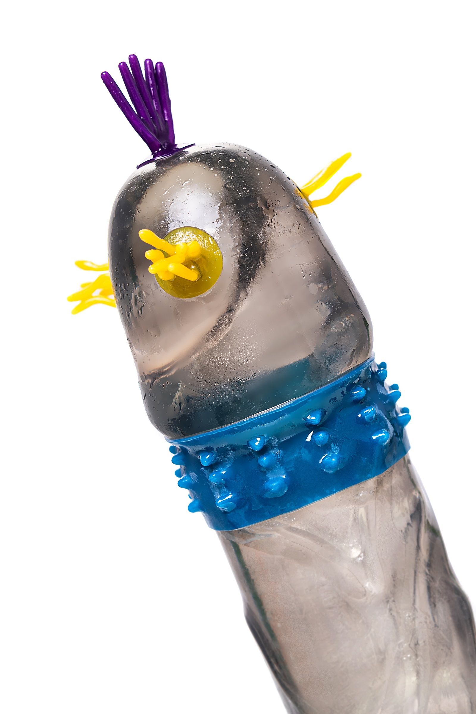 Черный стимулирующий презерватив «Африканский круиз» с ароматом банана - 1 шт. 6