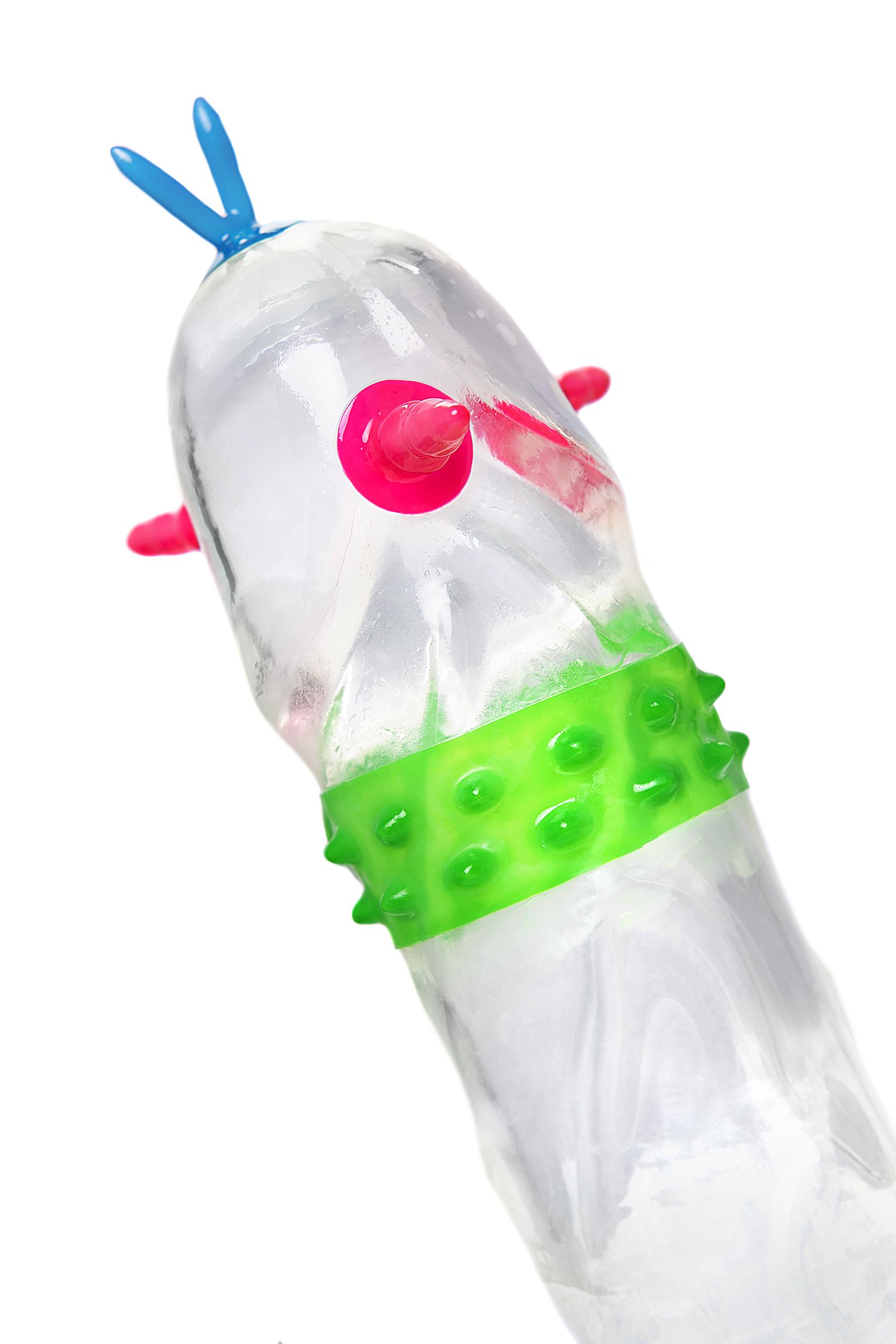 Стимулирующий презерватив «Стрела команчи» с ароматом манго - 1 шт. 6