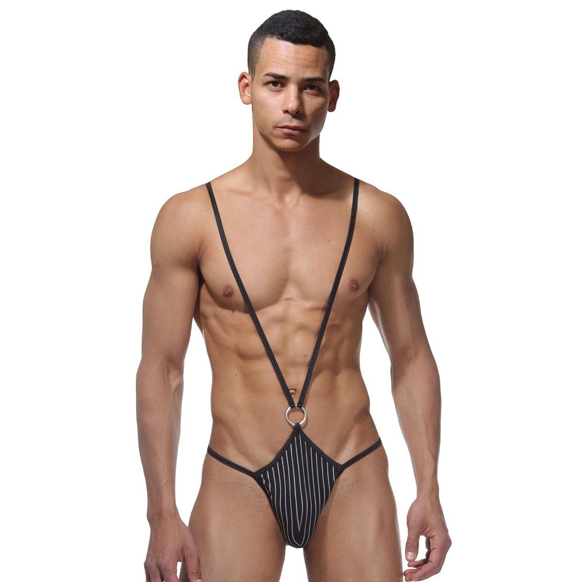 Мужское боди на лямках 1