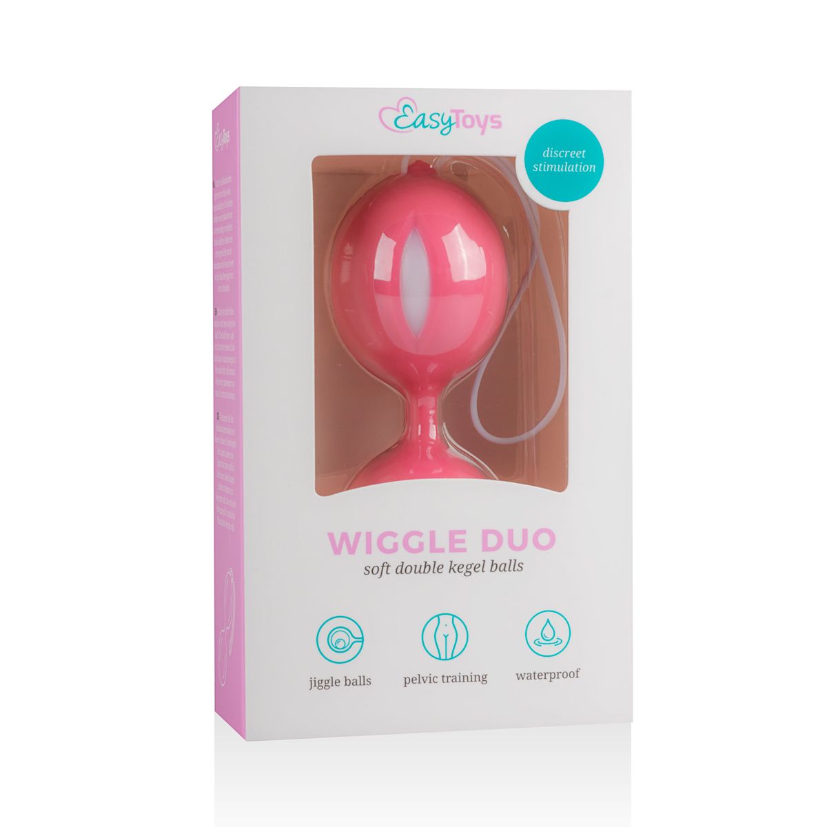 Розовые вагинальные шарики Wiggle Duo 4