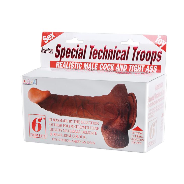 Вибромассажер-реалистик на присоске - 17 см. 5