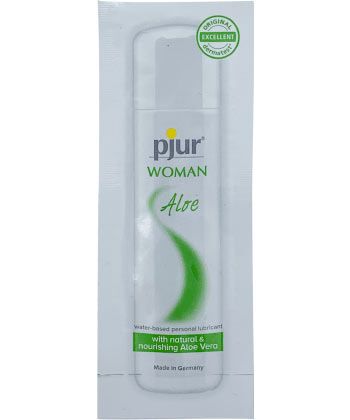 Лубрикант на водной основе pjur WOMAN Aloe - 2 мл. 1