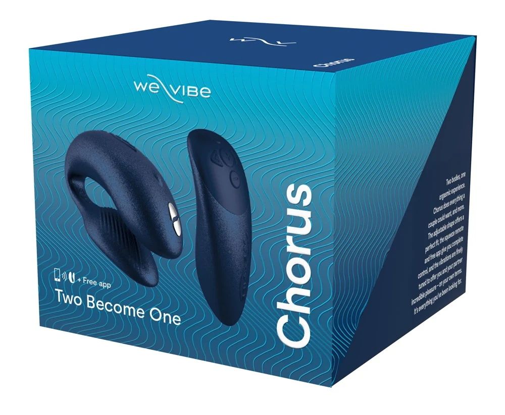 Синий вибратор для пар We-Vibe Chorus 7