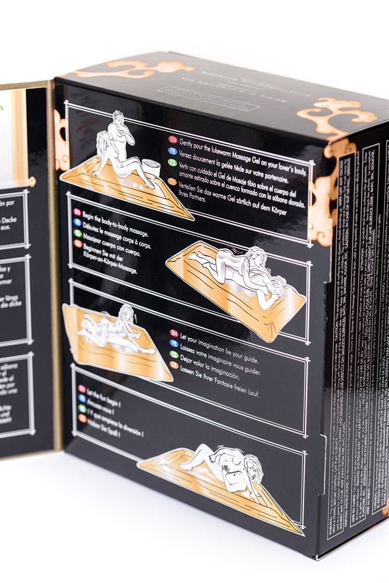 Гель с ароматом дыни и манго для массажа тело об тело 8