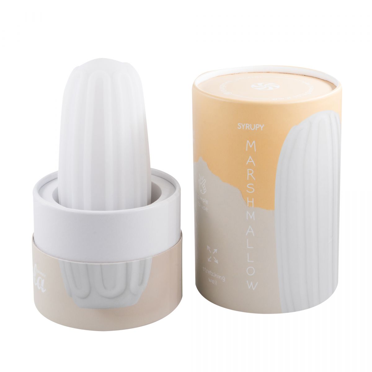 Белый мастурбатор Marshmallow Maxi Syrupy 4