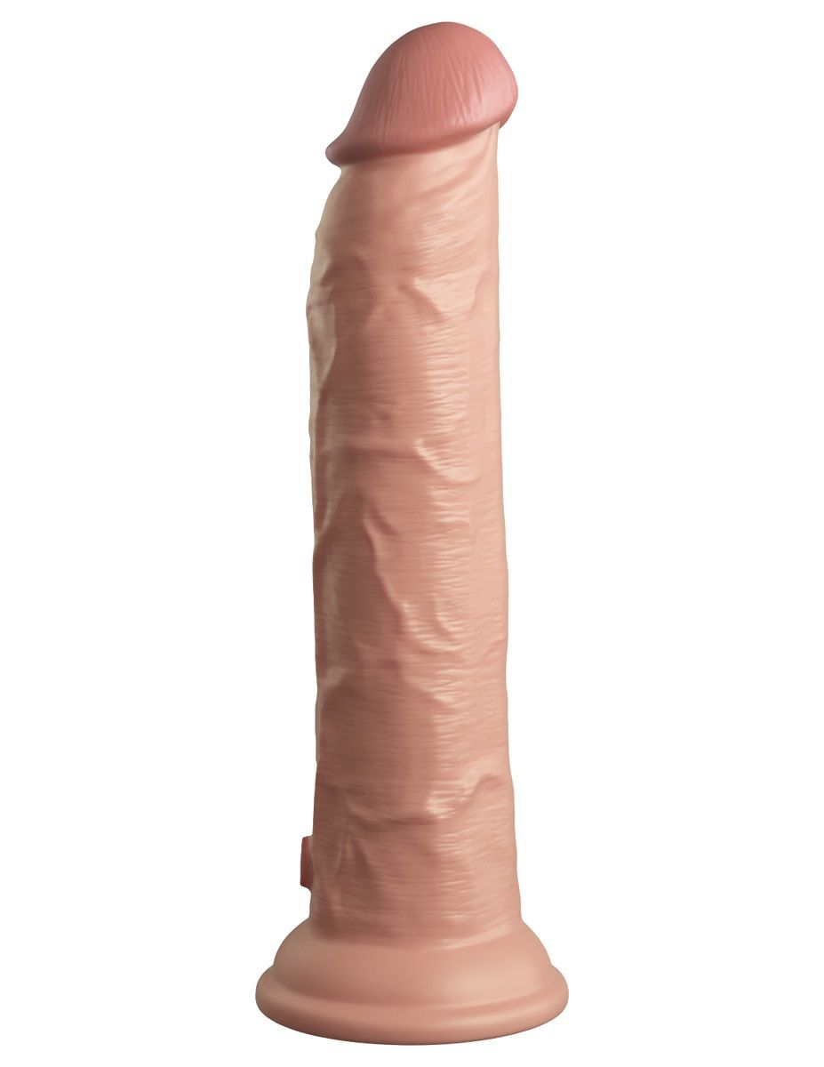 Телесный фаллоимитатор 9" Silicone Dual Density Cock - 25,4 см. 2