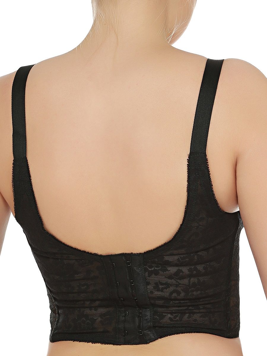 Корсетная полуграция–бюстье из кружевной ткани 2