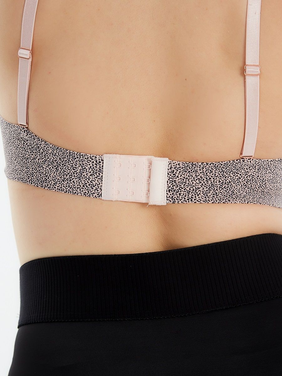 Набор из 2 бюстгальтеров-балконет - черного и леопардового 8