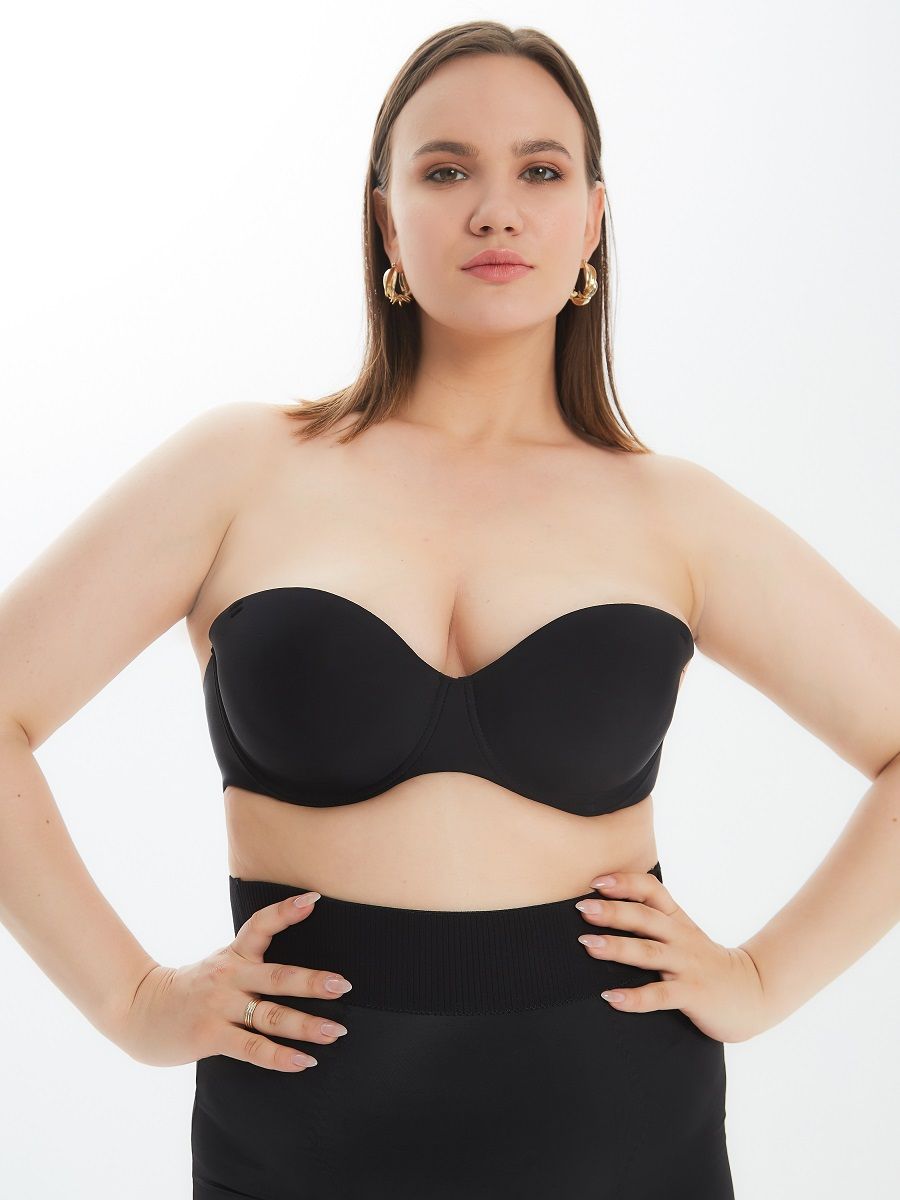 Набор из 2 бюстгальтеров-балконет - черного и леопардового 9