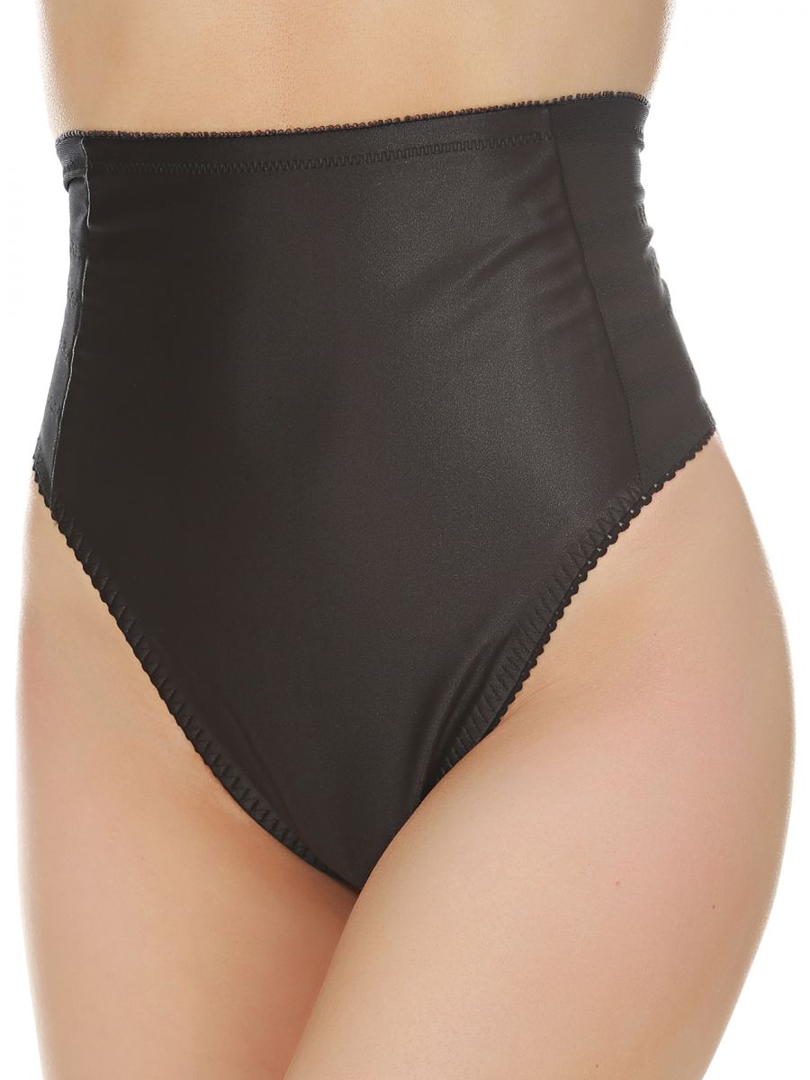 Корсетные трусы-стринги с завышенной талией 5