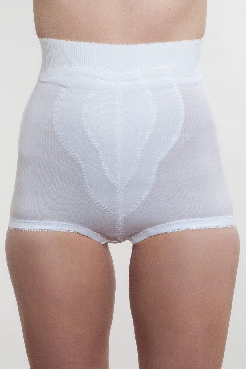Шелковистые корсетные трусы со вставкой в виде тюльпана 5