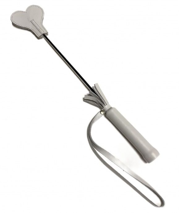 Белый кожаный мини-стек - 36 см. 1