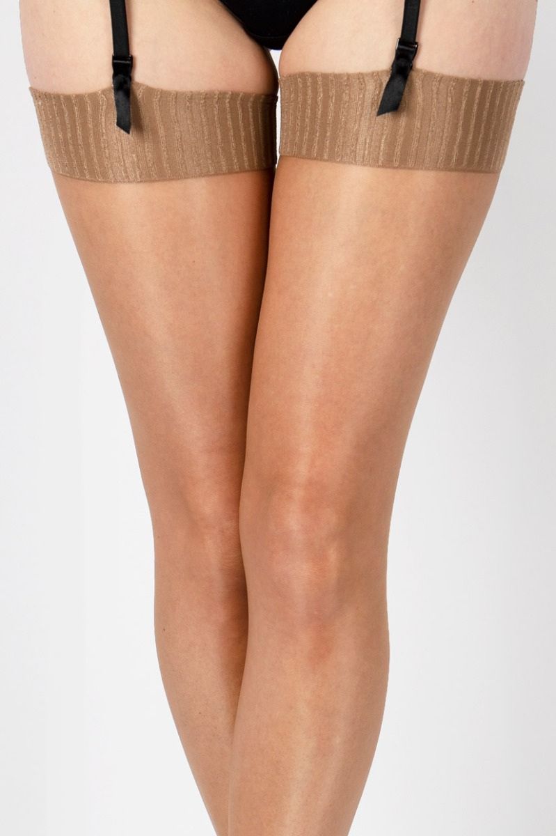 Чулки под пояс с блеском Ultra Shine 5