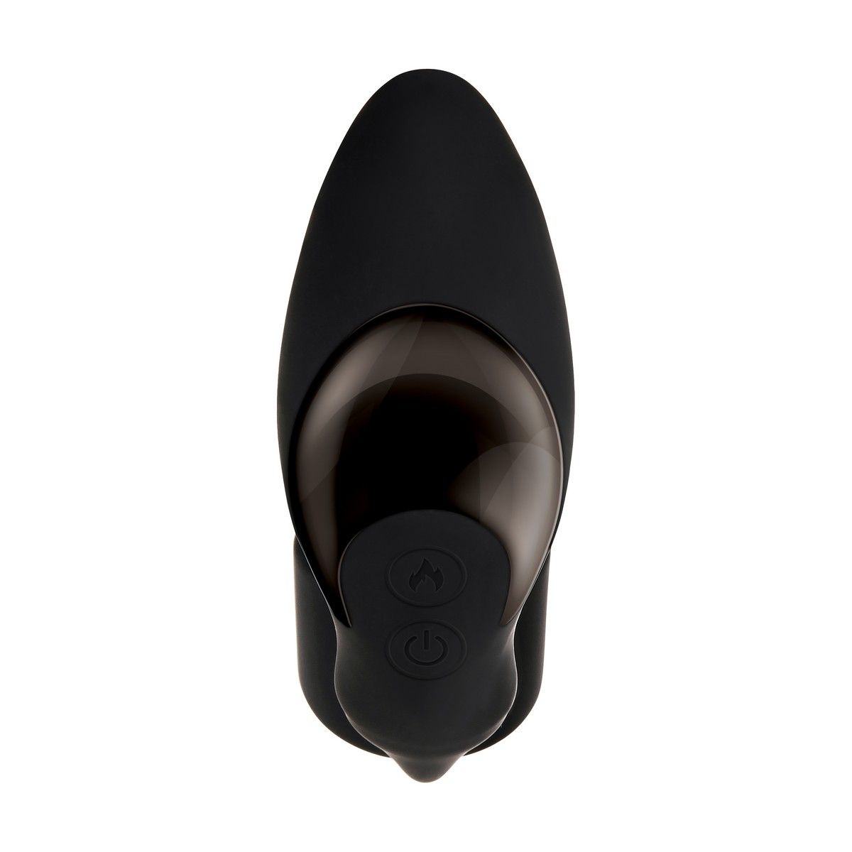 Черный вибромассажер простаты с эрекционным кольцом Strapped & Tapped 5