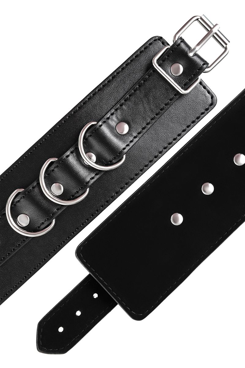 Черные наручники Anonymo на сцепке 12