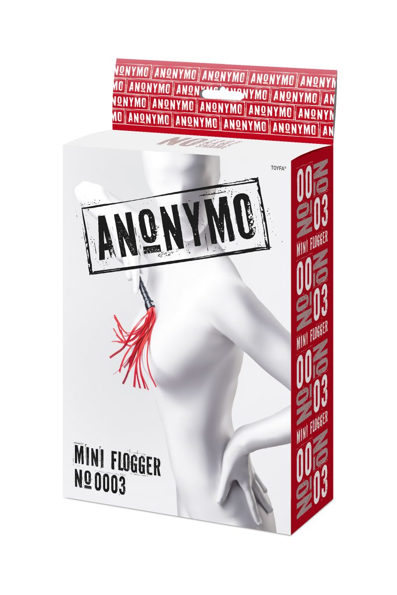 Красно-черный флоггер Anonymo - 28 см. 9