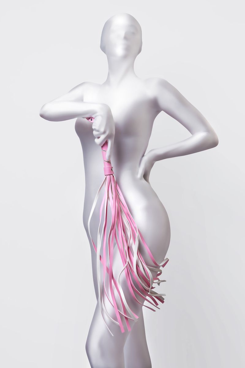 Розовый флоггер Anonymo - 64 см. 3