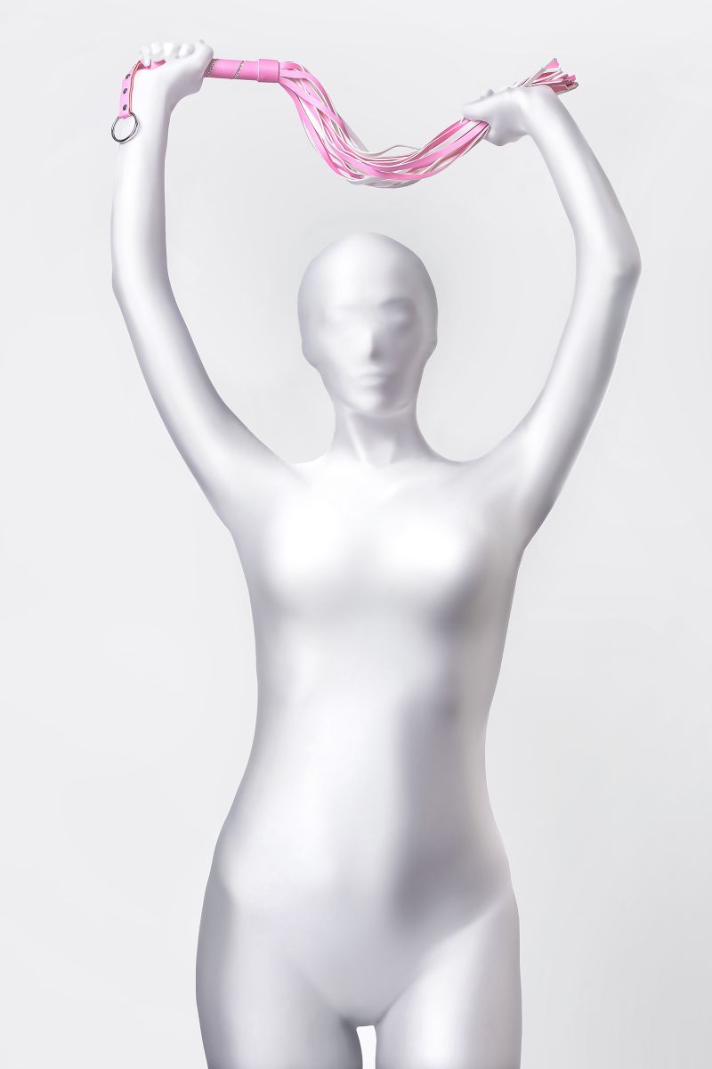 Розовый флоггер Anonymo - 64 см. 4