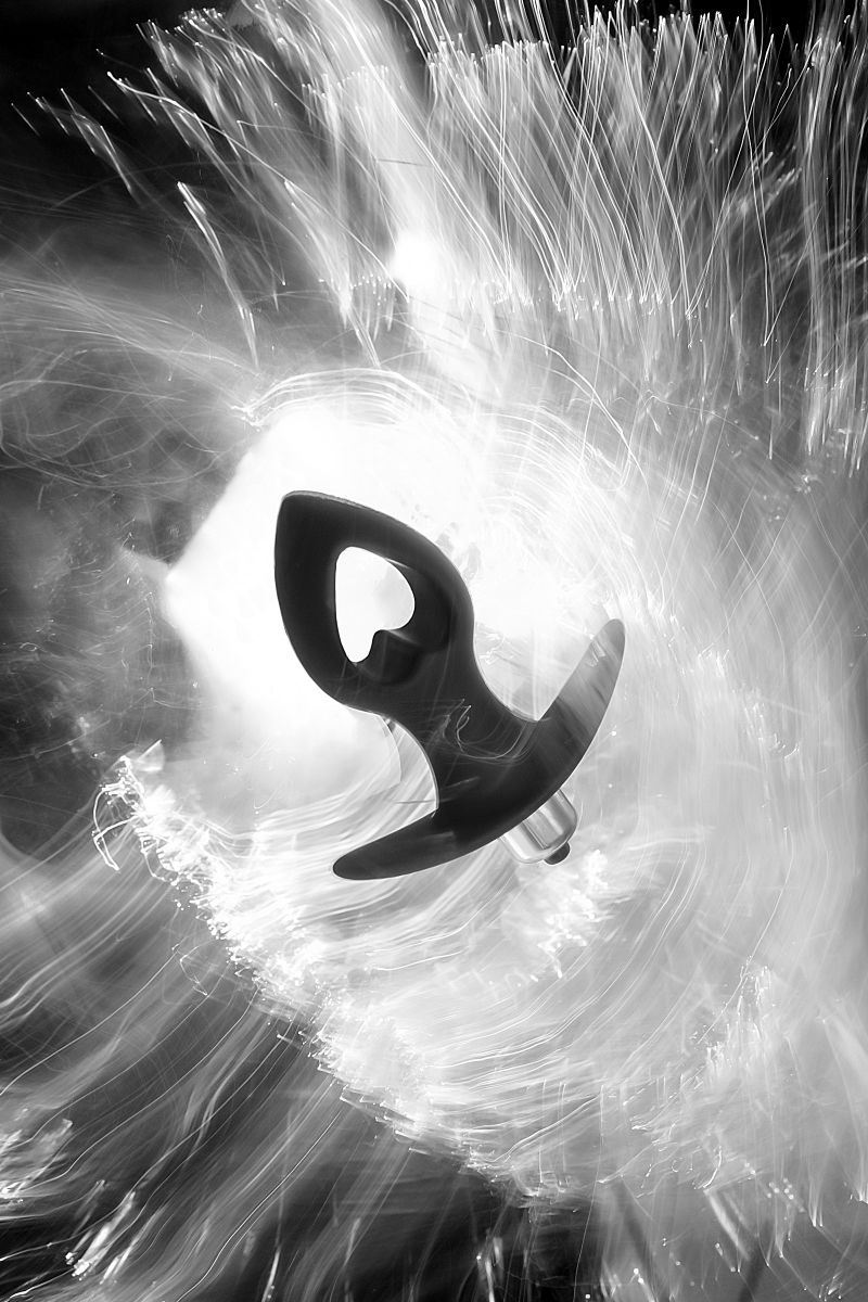 Черная анальная вибровтулка Cordis S - 10,5 см. 11