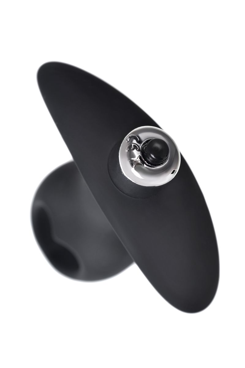 Черная анальная вибровтулка Cordis S - 10,5 см. 4