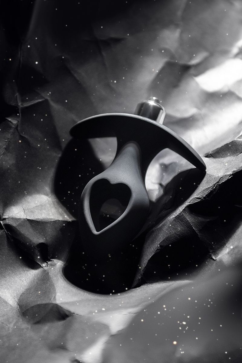 Черная анальная вибровтулка Cordis S - 10,5 см. 10