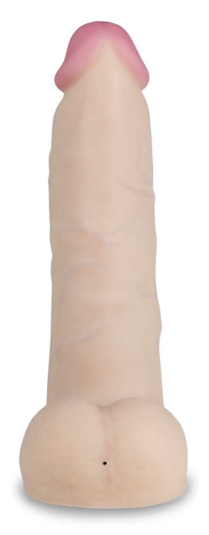Телесный перезаряжаемый вибратор-реалистик из неоскин - 22 см. 6