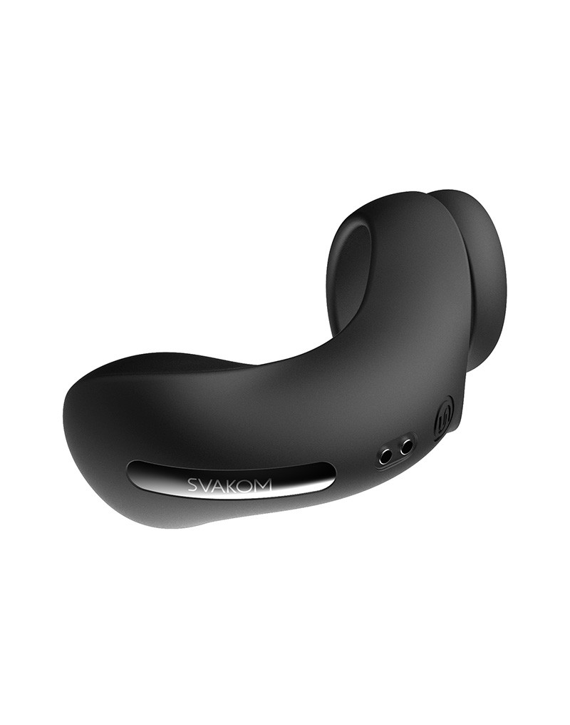 Черное эрекционное кольцо Benedict для стимуляции промежности 4