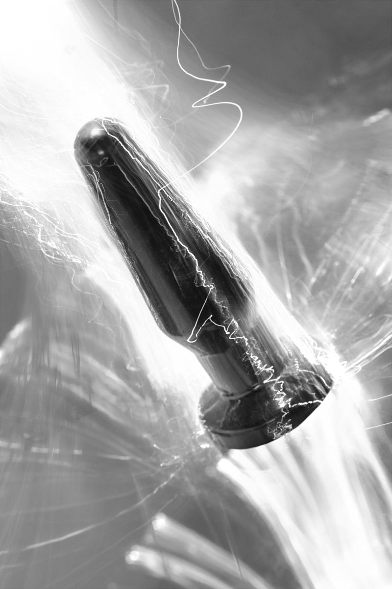 Черная анальная втулка Gemini β - 12,3 см. 10