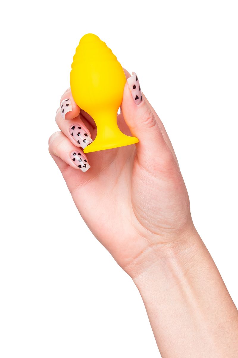 Желтая анальная втулка Riffle - 7,5 см. 5