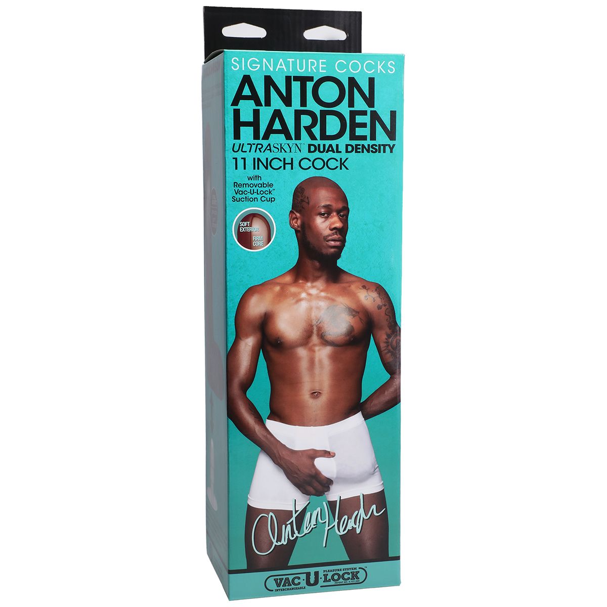 Коричневый фаллоимитатор-гигант Anton Harden 11 inch ULTRASKYN Cock - 29,2 см. 2