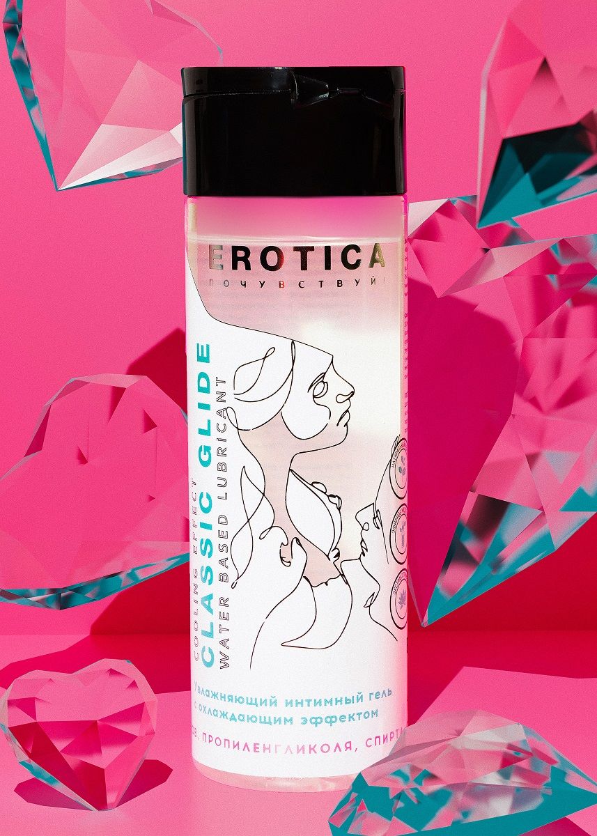 Интимный гель на водной основе Classic Glide Cooling Effect с охлаждающим эффектом - 200 мл. 3
