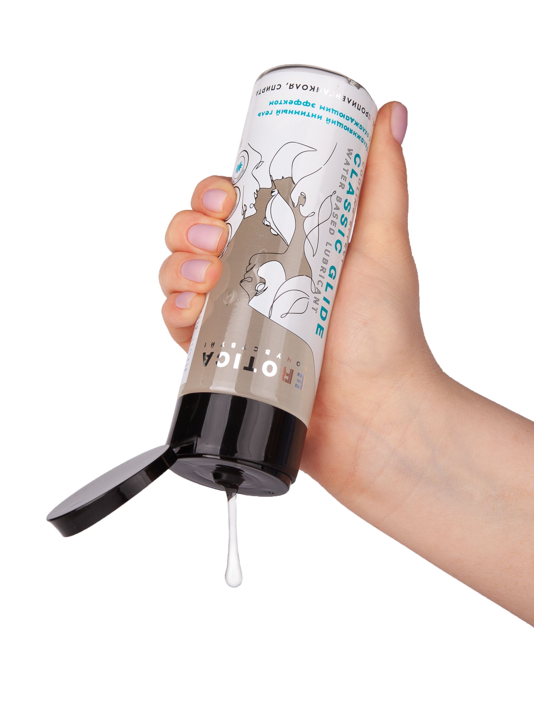 Интимный гель на водной основе Classic Glide Cooling Effect с охлаждающим эффектом - 200 мл. 7