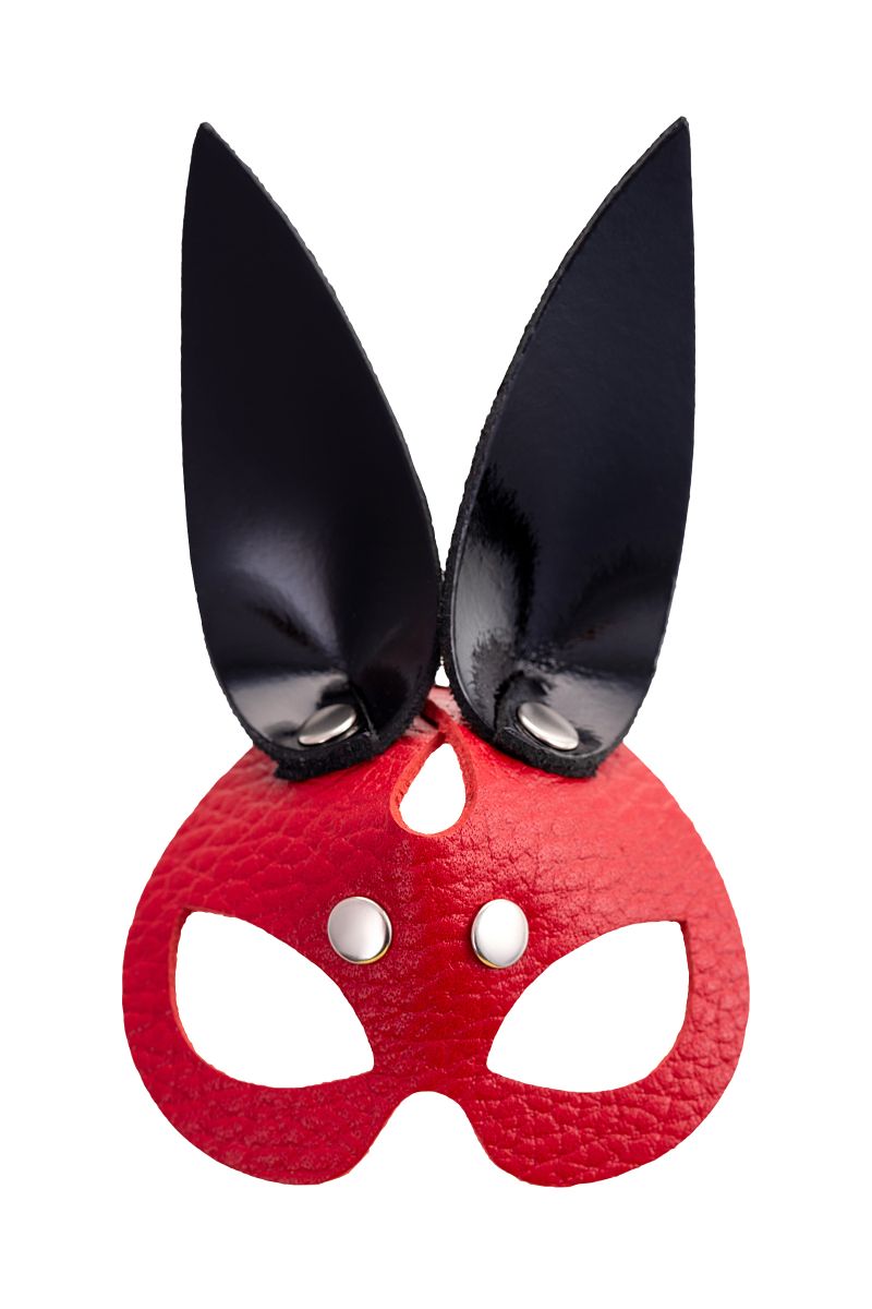 Кожаный брелок в виде маски зайчика 4