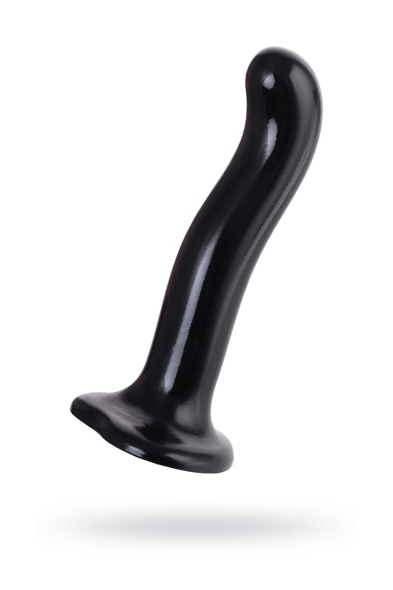 Черный стимулятор для пар P&G-Spot Dildo Size L - 19 см. 2