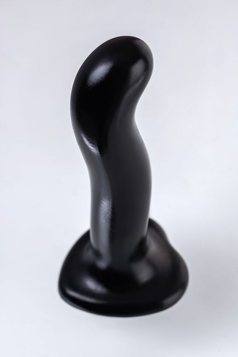 Черный стимулятор для пар P&G-Spot Dildo Size L - 19 см. 10