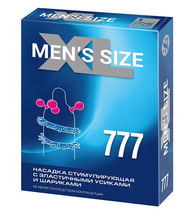 Стимулирующая насадка на пенис MEN SIZE 777 1