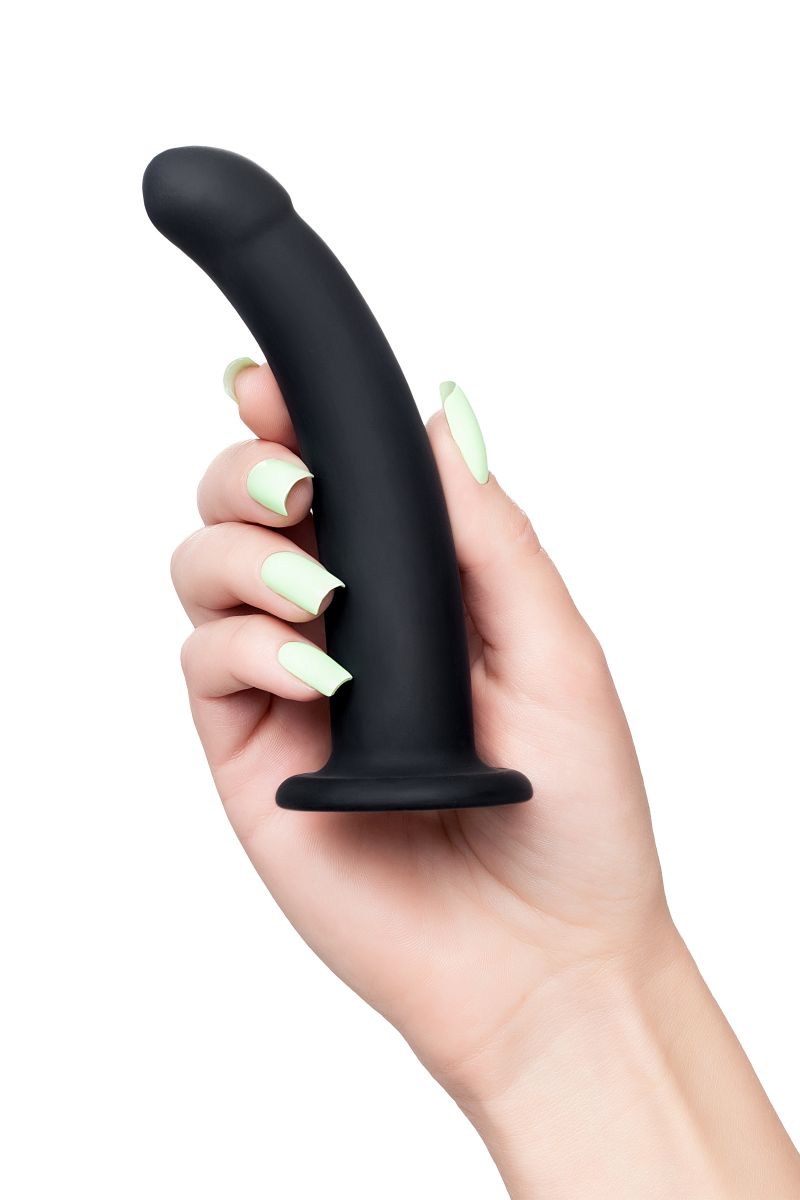 Черный анальный фаллоимитатор Serpens - 14 см. 5