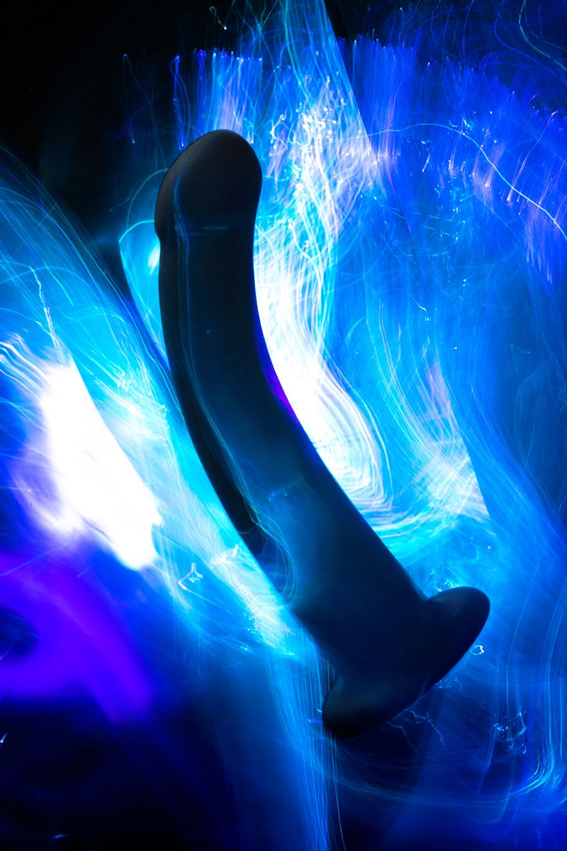 Черный анальный фаллоимитатор Serpens - 14 см. 10