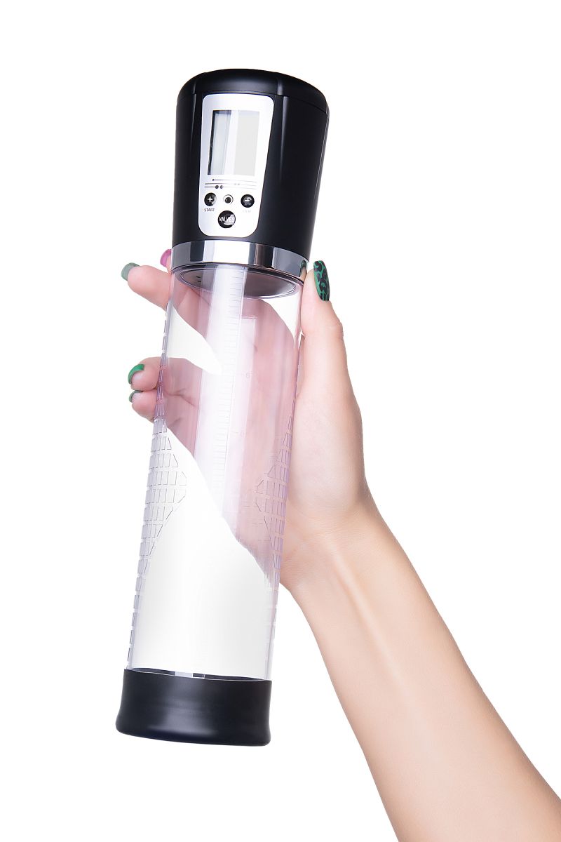 Прозрачная автоматическая помпа для пениса Alrik 5
