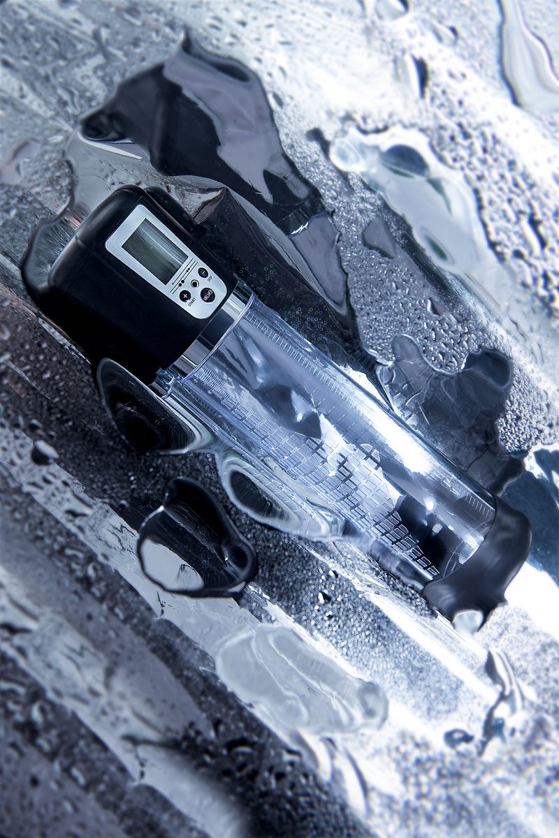 Прозрачная автоматическая помпа для пениса Alrik 10